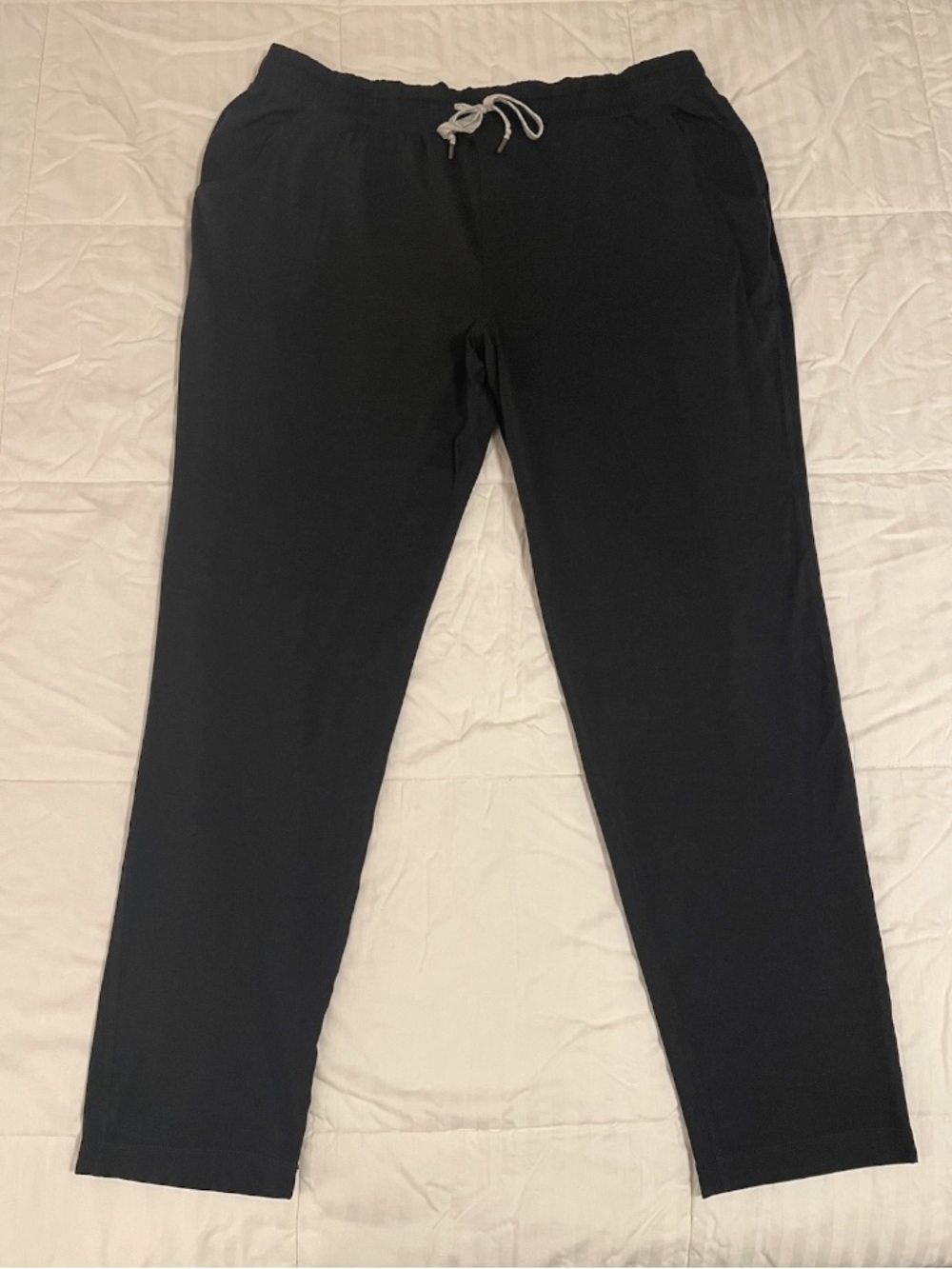 Kirkland Signature Black Mens XL Lounge Pants Joggers Lightweight EUC